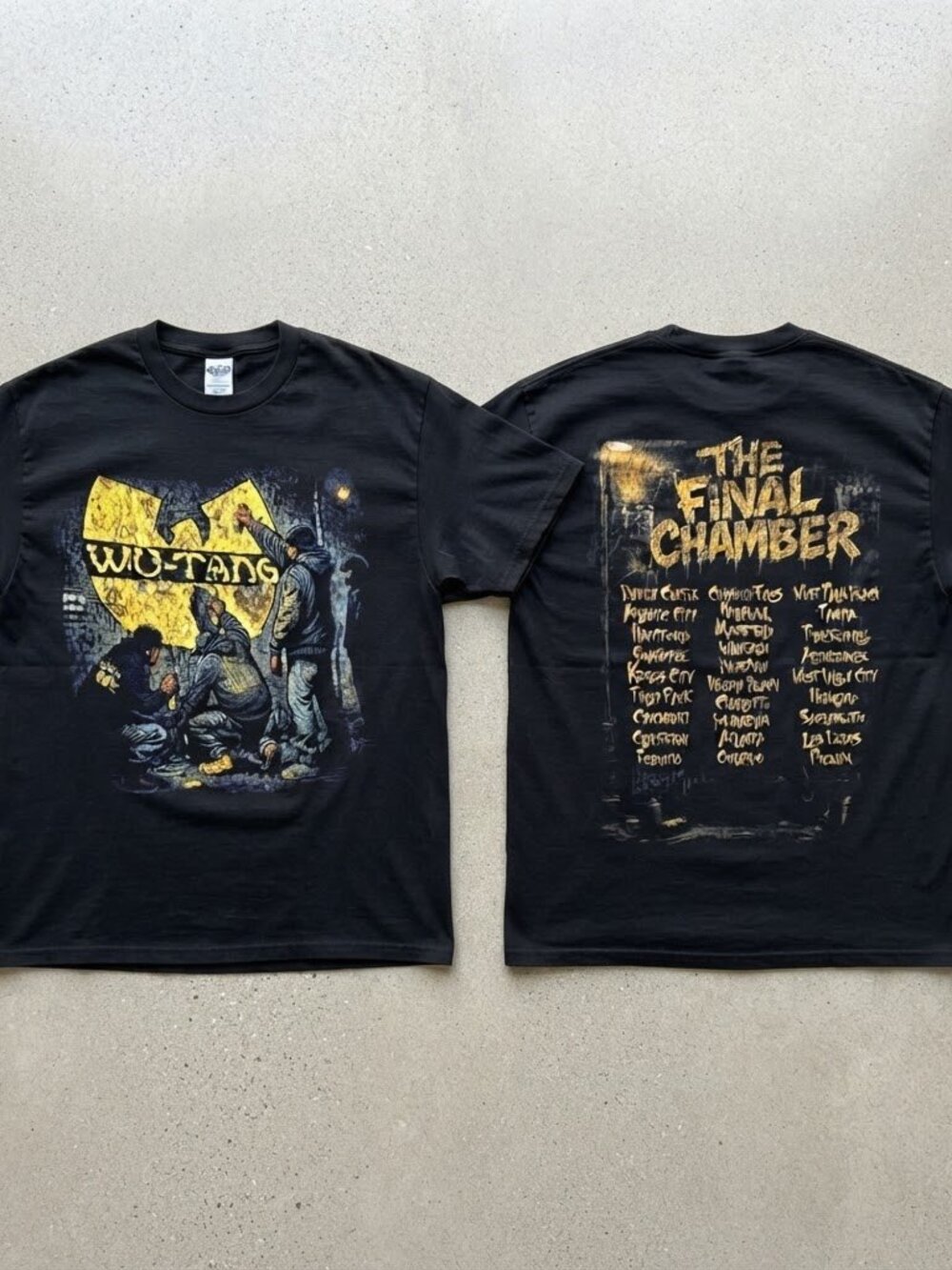 Wu-Tang Clan The Final Chamber Tour 2026 North America Black T-Shirt S-4XL